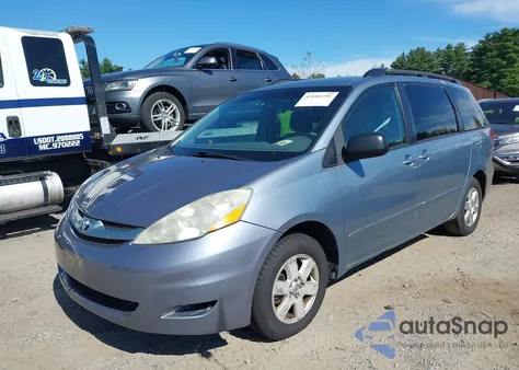 2010 Toyota Sienna Le из США, поврежденный, VIN 5TDKK4CC4AS306519